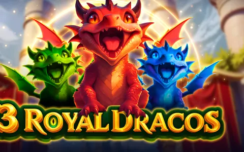 3 Royal Dracos di Endorphina: tre draghetti davanti al castello