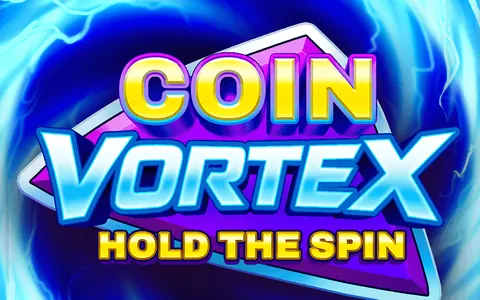 Coin Vortex, slot Hold the Spin di Gamzix su Winnita: logo dentro un vortice blu